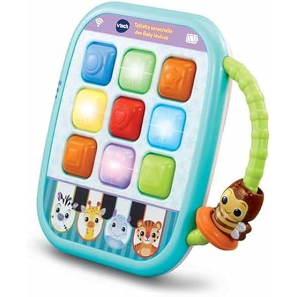 VTECH Sensory Tablet - VTech Baby Sensory Tablet - Rosa - 9 mjuka knappar - 35 låtar
