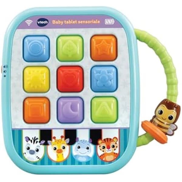 VTECH Sensory Tablet - VTech Baby Sensory Tablet - Rosa - 9 mjuka knappar - 35 låtar