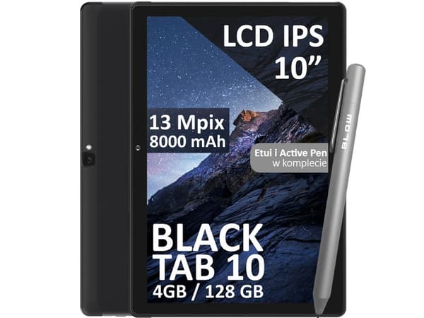 BLOW BlackTAB10 4/128 GB 4G LTE Octa-core surfplatta