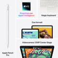 Miniatyrbild 5 av 6: Läsplatta Apple iPad Air 7th 13" 8 GB RAM Vit M3 512 GB