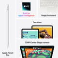 Miniatyrbillede 10 af 11: Tablet Apple MCNJ4TY/A 13" 8 GB RAM 128 GB Blå M3