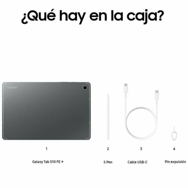 Tabletti Samsung Galaxy Tab S10+ FE Octa Core 8 GB RAM 256 GB Harmaa
