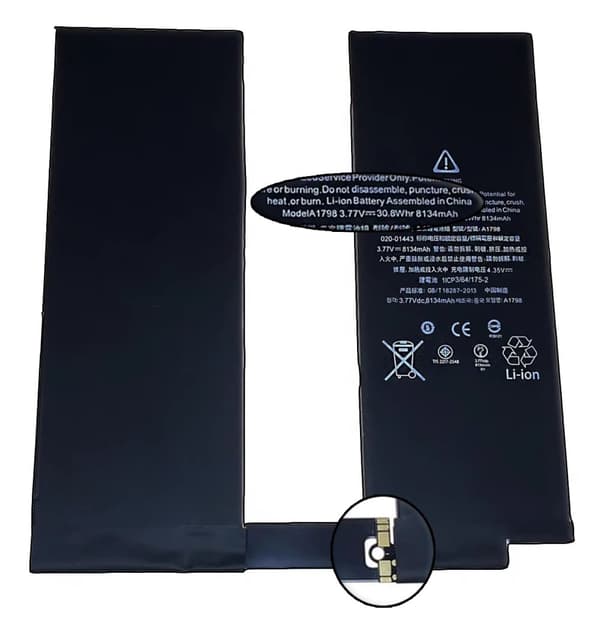 Batteri för iPad Pro 10.5 (1GEN) A1701 A1709 A1852 APPLE 8134mAh TI-chip