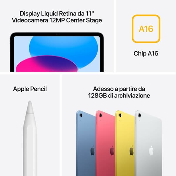 Tabletti Apple MD7K4TY/A Hopeinen 11" 256 GB