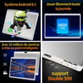 Miniatyrbild 2 av 4: INN Tablet 10,1 tums 8 megapixel kamera hållbarhet främre dubbla SIM talprocessor octa-core bluetooth version