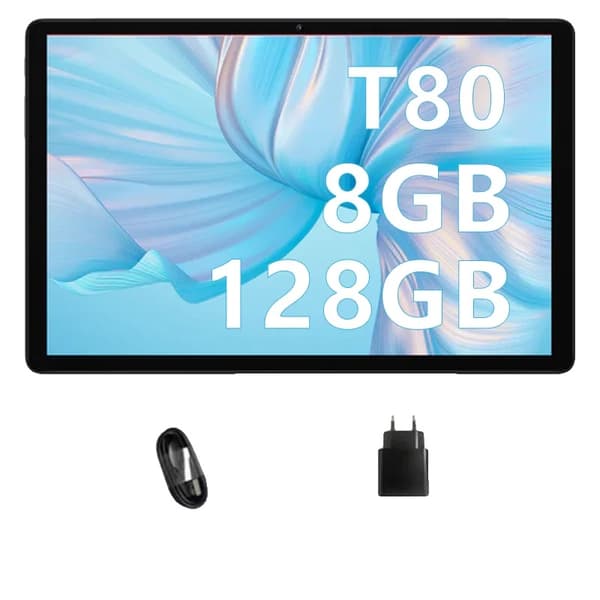 Tablet, 10,1-tums HD-skärm, 8GB RAM, 128GB lagring,Tablett