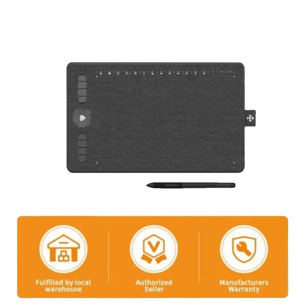 GAOMON M1230 Tablet, 8192 Nivåer Tryckkänslighet, 12-tums Arbetsområde,svart