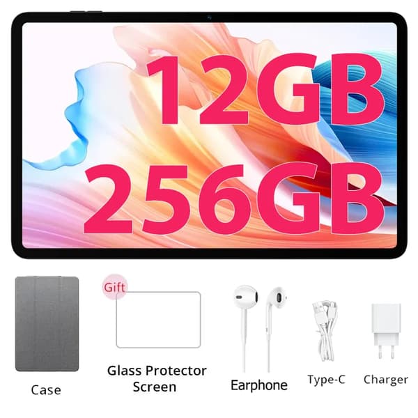 Tablet, 8GB RAM, 256GB lagring,Tablet 12GB+256GB