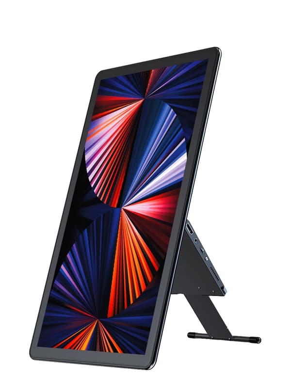 Bärbar Pekskärm, 15,6" FHD, USB Typ-C Anslutning,EU-kontakt