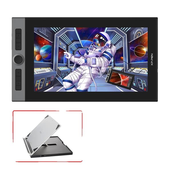 XPPen Grafisk Tablet Monitor, X3 Smart Chip, 133% sRGB Färgomfång,lägg till AC18-ställ