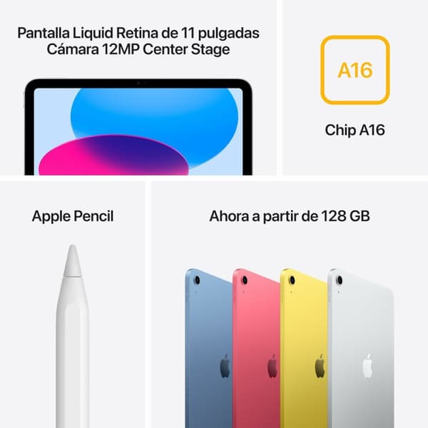 Läsplatta Apple iPad 11" 256 GB Gul A14 Bionic