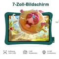 Miniatyrbild 5 av 7: Green Kids Tablet, 7 tum, 2 GB RAM, 32 GB ROM, Android 11, HD Pekskärm med främre och bakre kameror