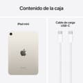 Miniatyrbild 6 av 11: Läsplatta Apple iPad mini 8,3" 8 GB RAM 256 GB Silvrig A15 Bionic