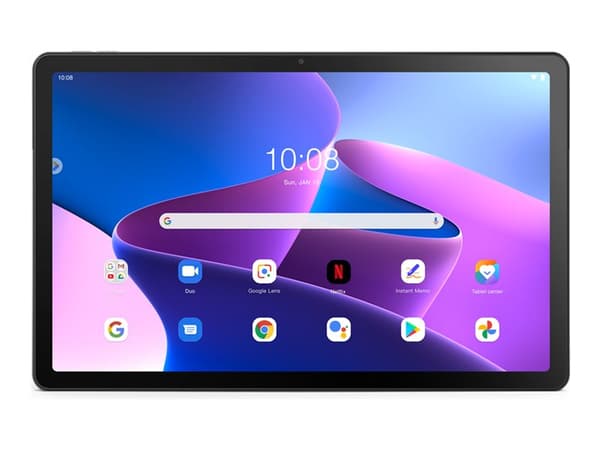 Lenovo Tab M10 Plus (3rd Gen) ZAAM - Surfplatta - Android 12 eller senare - 128 GB UFS card - 10.61" IPS (2000 x 1200) - microSD-kortplats - åskmolns