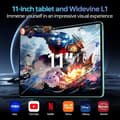 Miniatyrbild 5 av 6: Tablett med pekskärm 11 tum OUKITEL OT11, Android 14, 16GB+128GB Octa-Core, 5G Wifi, 4G SIM 8000mAh, Tablet med stylus, Lila