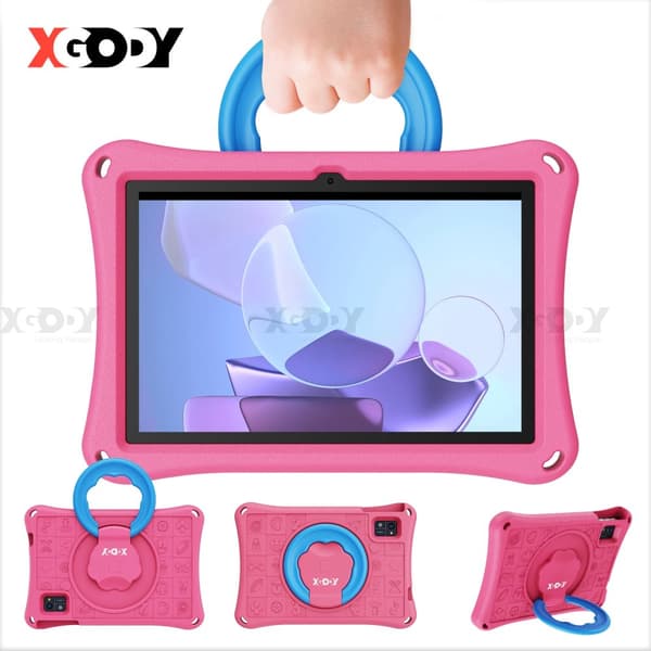 Kinder-Tablet, 10 tum, Android 13.0, 12GB RAM, 128GB lagring,Rosa