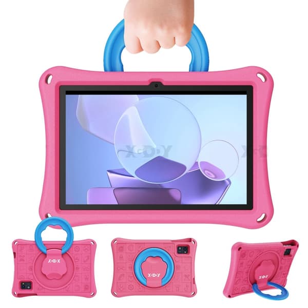 Kinder-Tablet, 10 tum, Android 13.0, 12GB RAM, 128GB lagring,Rosa