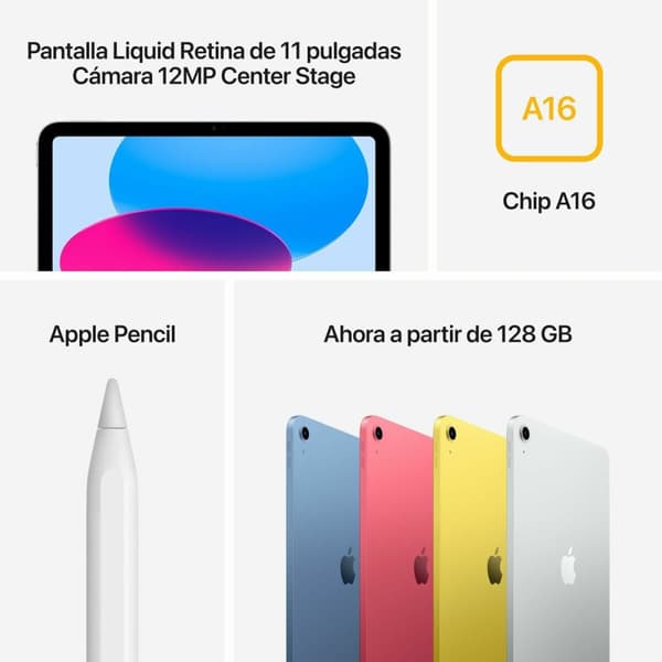 Läsplatta Apple iPad 11" 128 GB Rosa M4