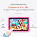 Miniatyrbild 3 av 6: Barn Tablet Blackview Tab 60 Pro 10,1" RAM 12GB ROM 128GB-SD 2TB, Android 15 7700 mAh WiFi6 Med Z10 Klocka Rosa