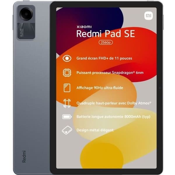 XIAOMI - Redmi Pad SE 4 - 11" - 256GB - Grafitgrå Grå