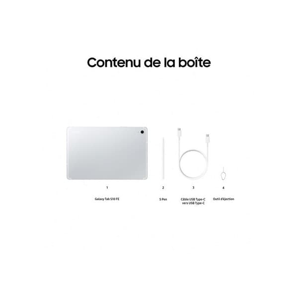 Samsung Galaxy Tab S10FE 10.9'' 8GB 128GB WIFI SILVER