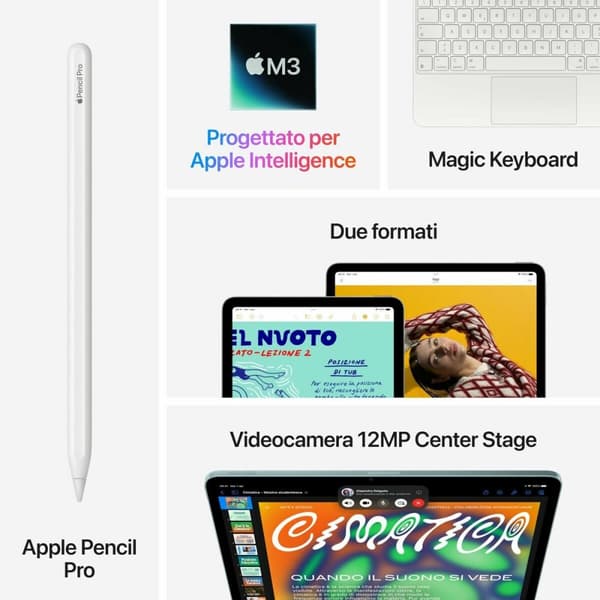 Tablet Apple iPad Air 11" 8 GB RAM 256 GB Blå Grå M3