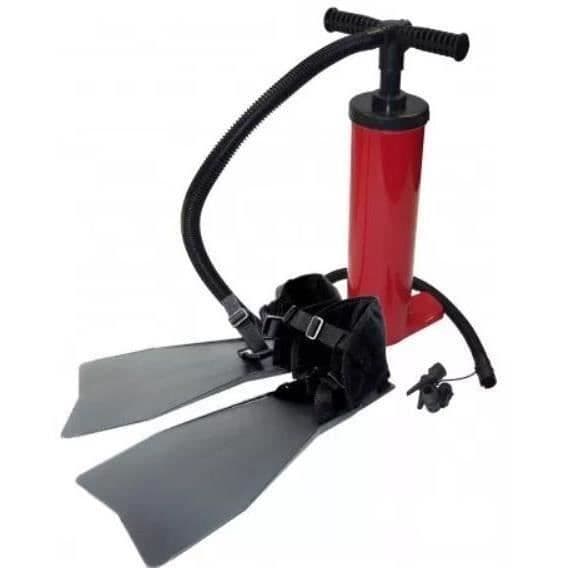 SJU BASS - FLÖTTUBE TILLBEHÖR Pack - dubbelverkande PUMP + fenor