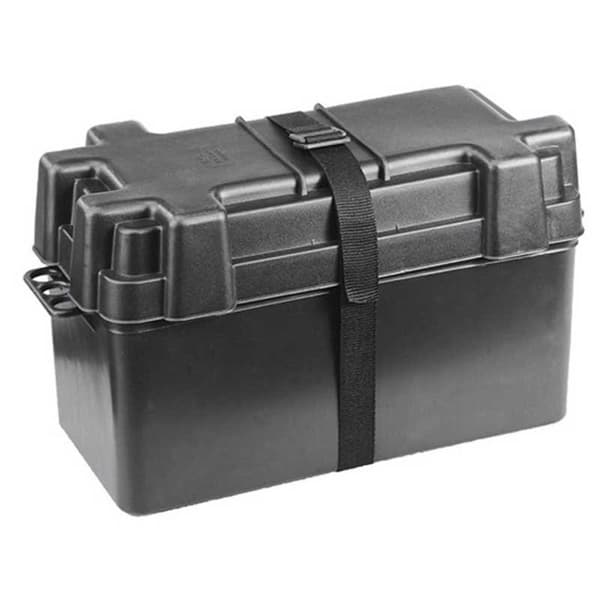Plastimo Batteriboks Sort 38.5 x 17.5 x 22.5 cm
