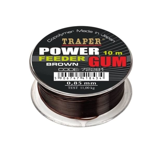 Traper Power Feeder Gum Brown 10m 1,00mm 13kg