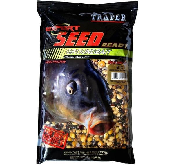 Groundbait frø - kokte TRAPER MIX1 1kg