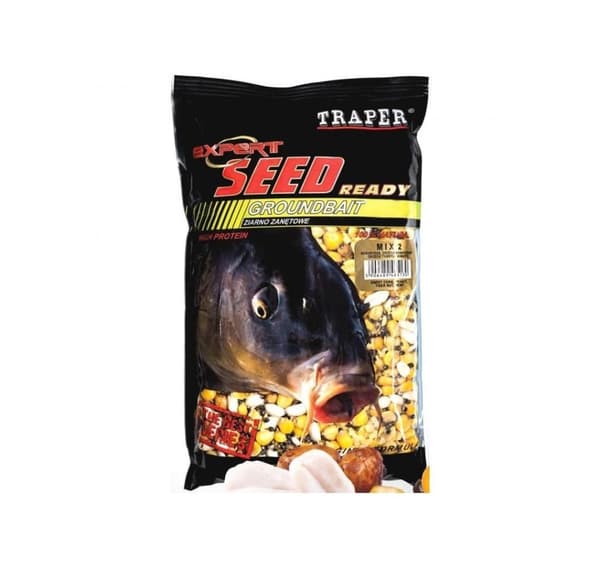 Groundbait frø - kokte TRAPER MIX2 1kg