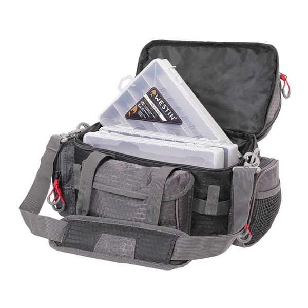 Westin W4 Lure Bag Plus Inkl. 4 Betesboxar, Small Titanium Black