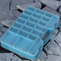 Miniatyrbillede 2 af 2: Fiskegrej Organizer, Dobbelt-Lags Design, Multi-Compartment Opbevaring,Blå