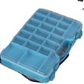 Miniatyrbillede 1 af 2: Fiskegrej Organizer, Dobbelt-Lags Design, Multi-Compartment Opbevaring,Blå