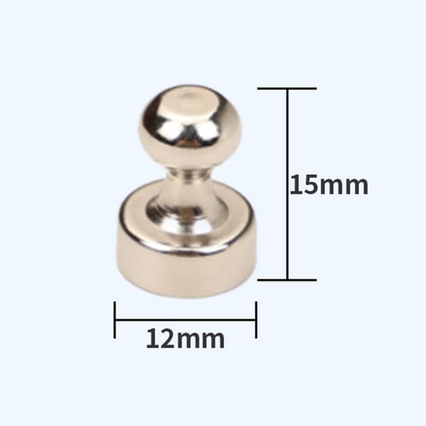INF 16-pack magnetiska tryckstift, multifunktionella, starka magnetiska tumstift