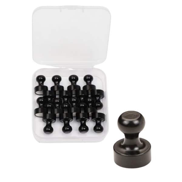 INF 16-pack magnetiska tryckstift, multifunktionella, starka magnetiska tumstift