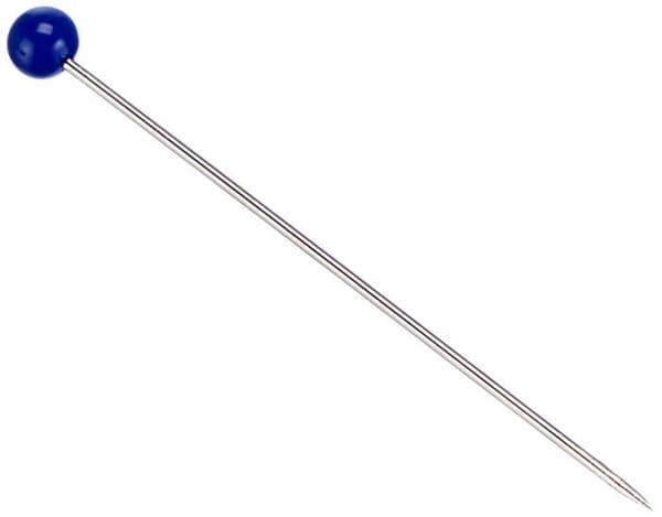 Pushpin - Prym pin - PRYM029217 - 029217 Glashuvudstift, 0,60 x 30 mm, Flerfärgad, 20g, Kort med kartong