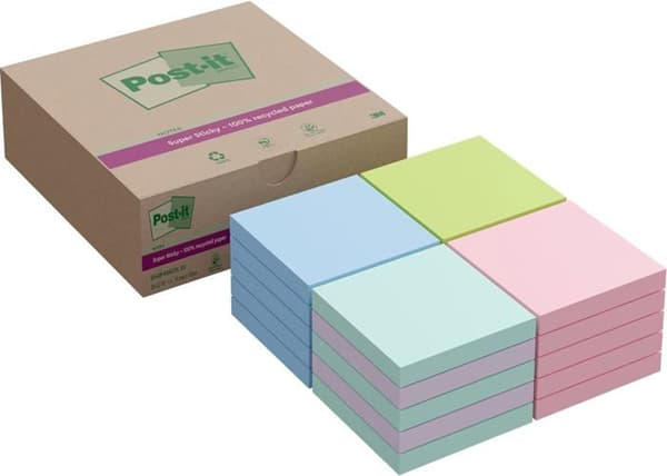 Pique-notes Post-it - 654SP-RSSCOL-20