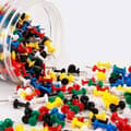 Miniatyrbild 2 av 4: TD® Box med 200 flerfärgade trycknålar för korkskiva - Multifunktionella trycknålar Hem, skola, kontor...
