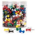 Miniatyrbild 1 av 4: TD® Box med 200 flerfärgade trycknålar för korkskiva - Multifunktionella trycknålar Hem, skola, kontor...