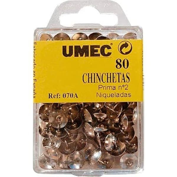 "Punkter - UMEC - Modell 100204 - Förpackning med 50 - Nysilver - Nummer 2 - 25g"