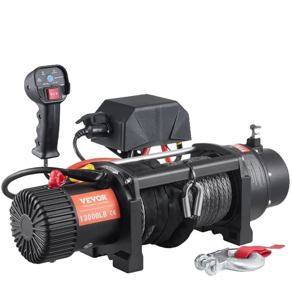 Elektrisk vinsch, fjärrkontroll, nylonrep