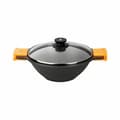 Miniatyrbild 1 av 2: Stekpanna BRA Braisogona_A272028 Svart Svart/Orange Metall Aluminium Ø 24 cm Ø 28 cm