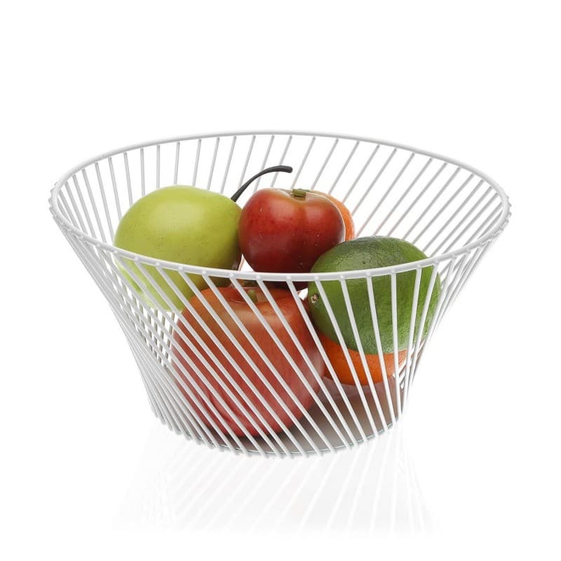Fruktskål Vit Järn (13,5 cm)