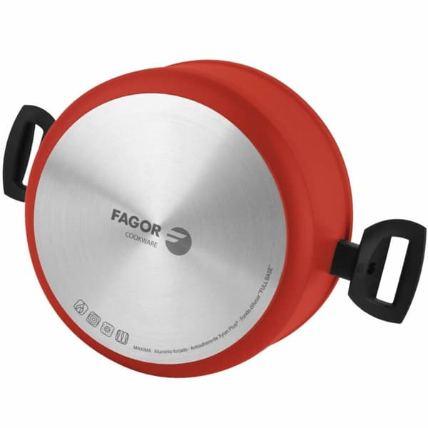 Kastrull FAGOR Maxima Röd Aluminium (Ø 20 x 10 cm)