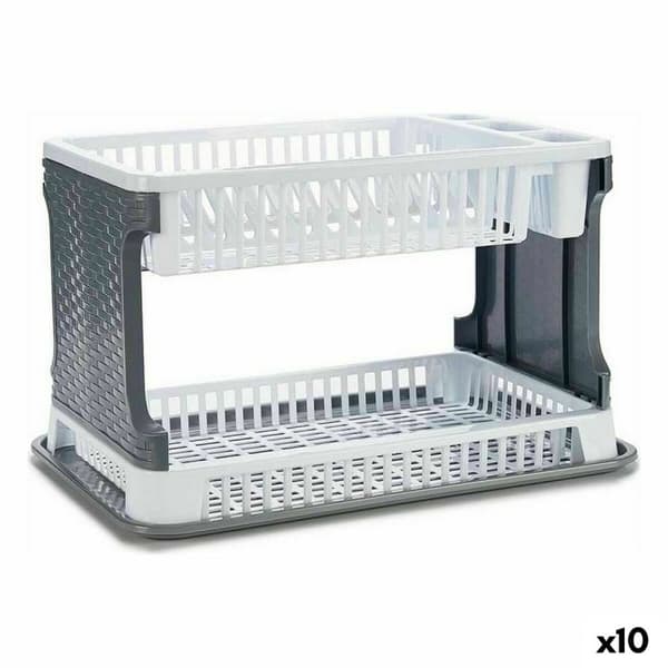 Diskställ Kinvara TP7071-1 Vit 44,5 x 30,3 x 27 cm (10 antal)