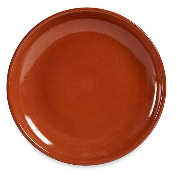 Platt skål Terrakotta 23 x 2 x 23 cm Kött (10 antal)