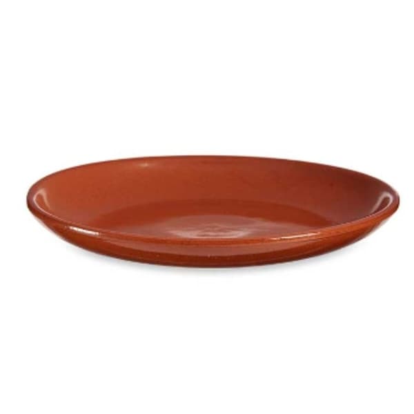 Platt skål Terrakotta 23 x 2 x 23 cm Kött (10 antal)