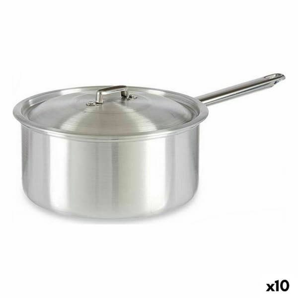 Kastrull med lock Kinvara 100023 Silvrig Aluminium Ø 24 cm 5 L (10 antal)