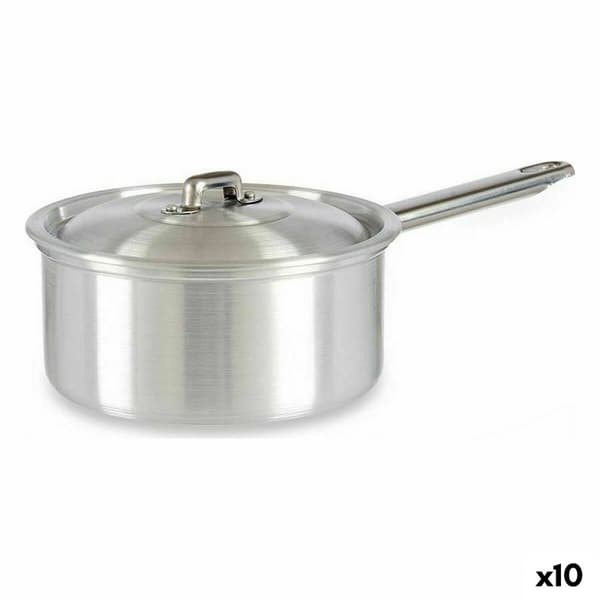 Kastrull med lock Kinvara 100019 Silvrig Aluminium Ø 16 cm 1,5 L (10 antal)